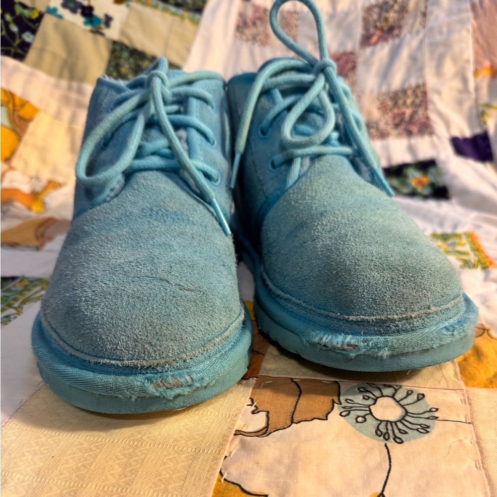 UGG Neumel Suede Chukka Boots - Freshwater Blue - Picture 3 of 8